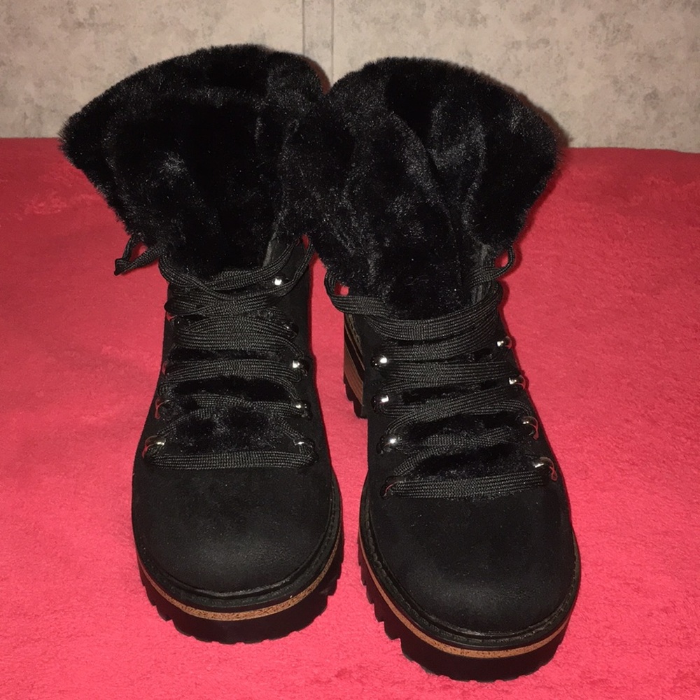 black boots